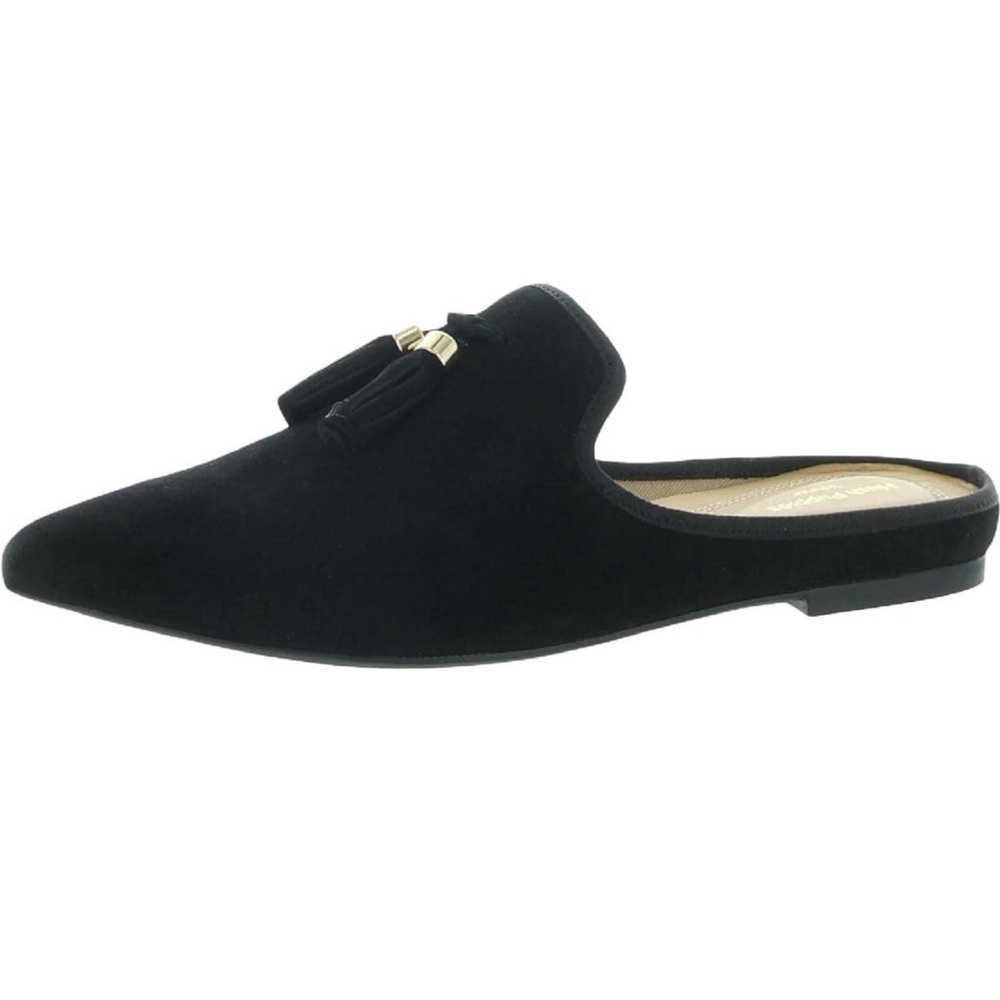 Hush Puppies Women's Sadie Tassel Mule Loafer - wide width